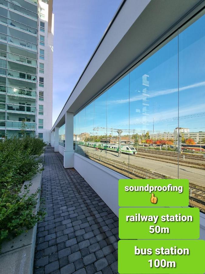 City Center 1R Studio With Perfect View, Parking Oulu Eksteriør billede
